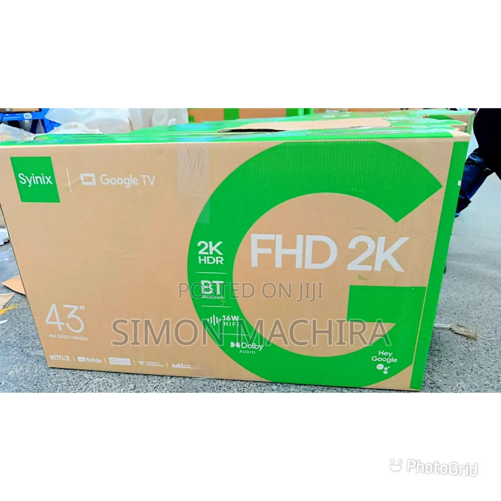 43 Inch Syinix Smart Tv FHD Google Tv