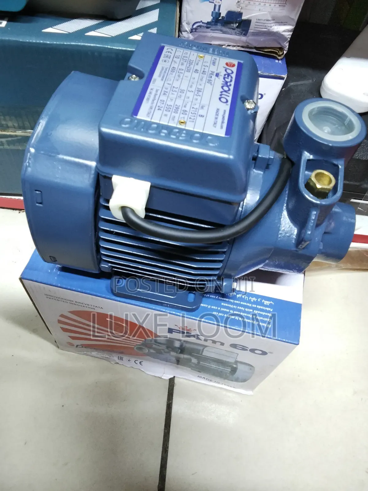 Pedrollo Water Pump 0.5hp