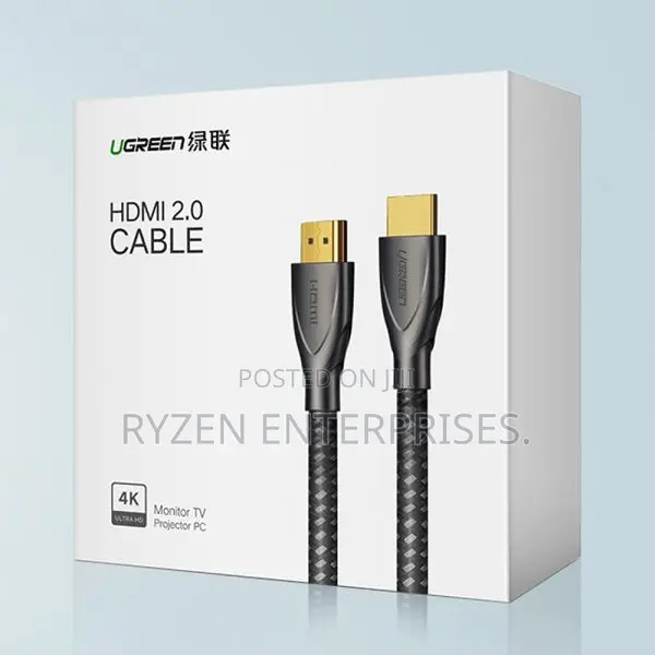 Ugreen Hdmi 1.4 4k Male To Male Cable Black 10m