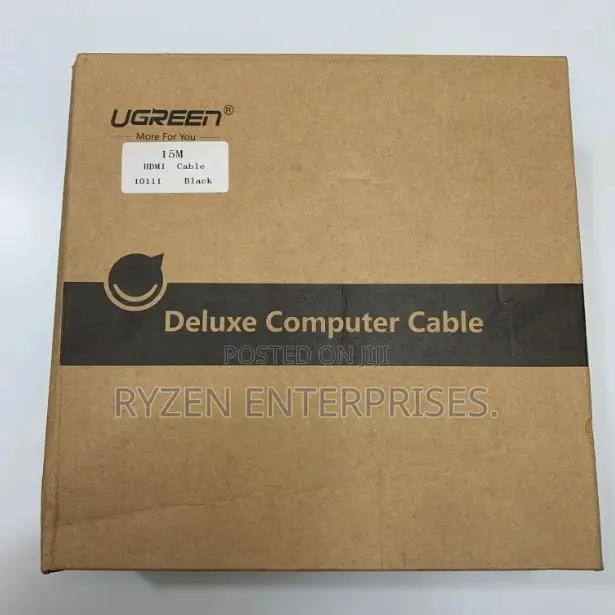 Ugreen Hdmi 1.4 4k Male To Male Cable Black 15m