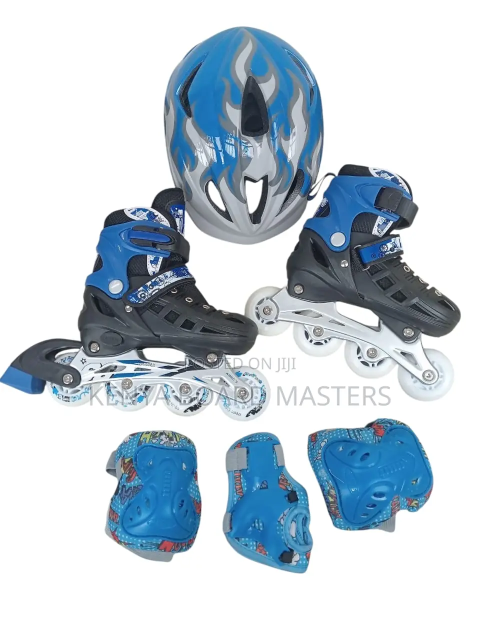 Hard Boot Skates With Rubber Wheels