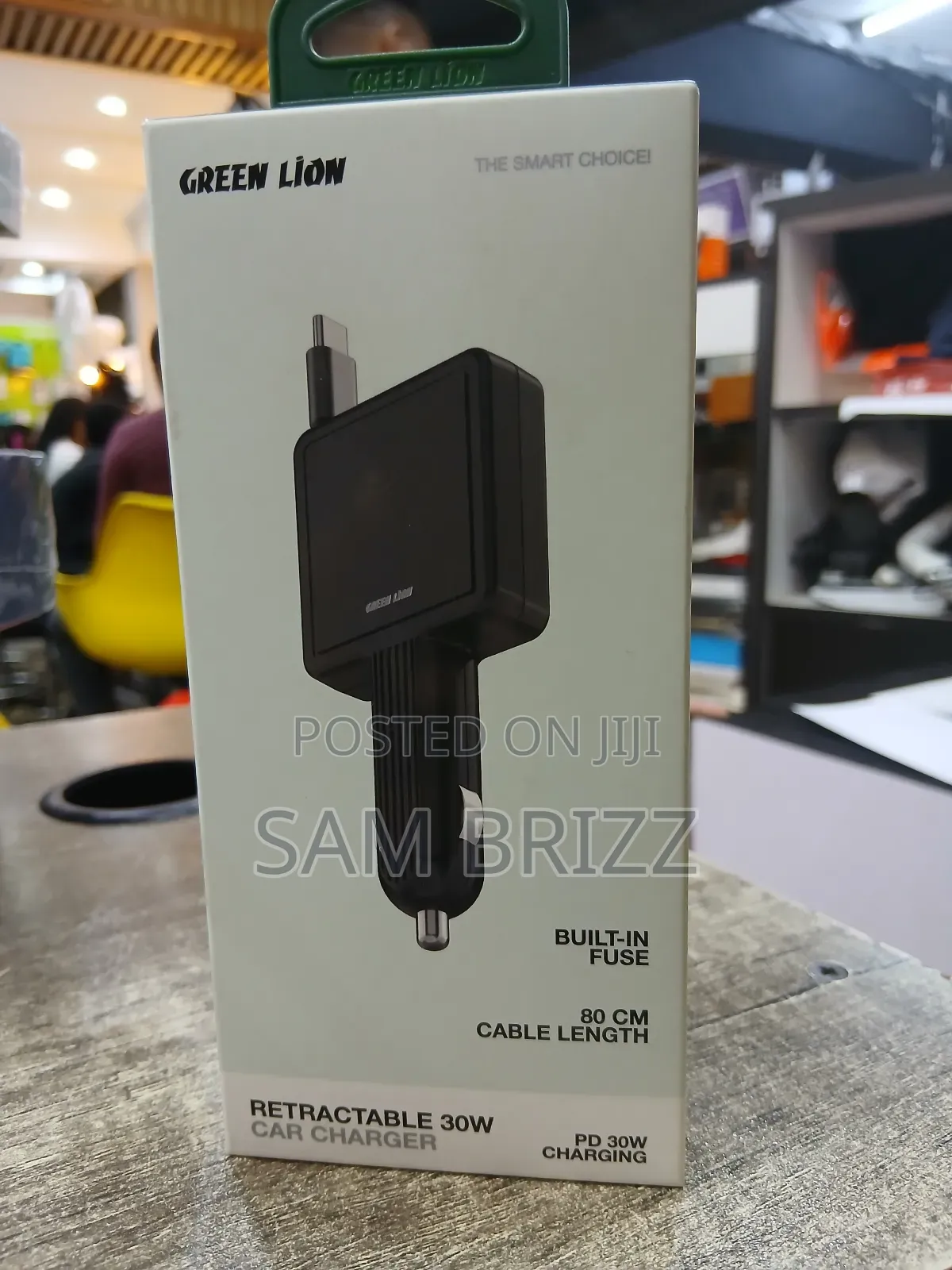Greenlion Retractable 30w Car Charger