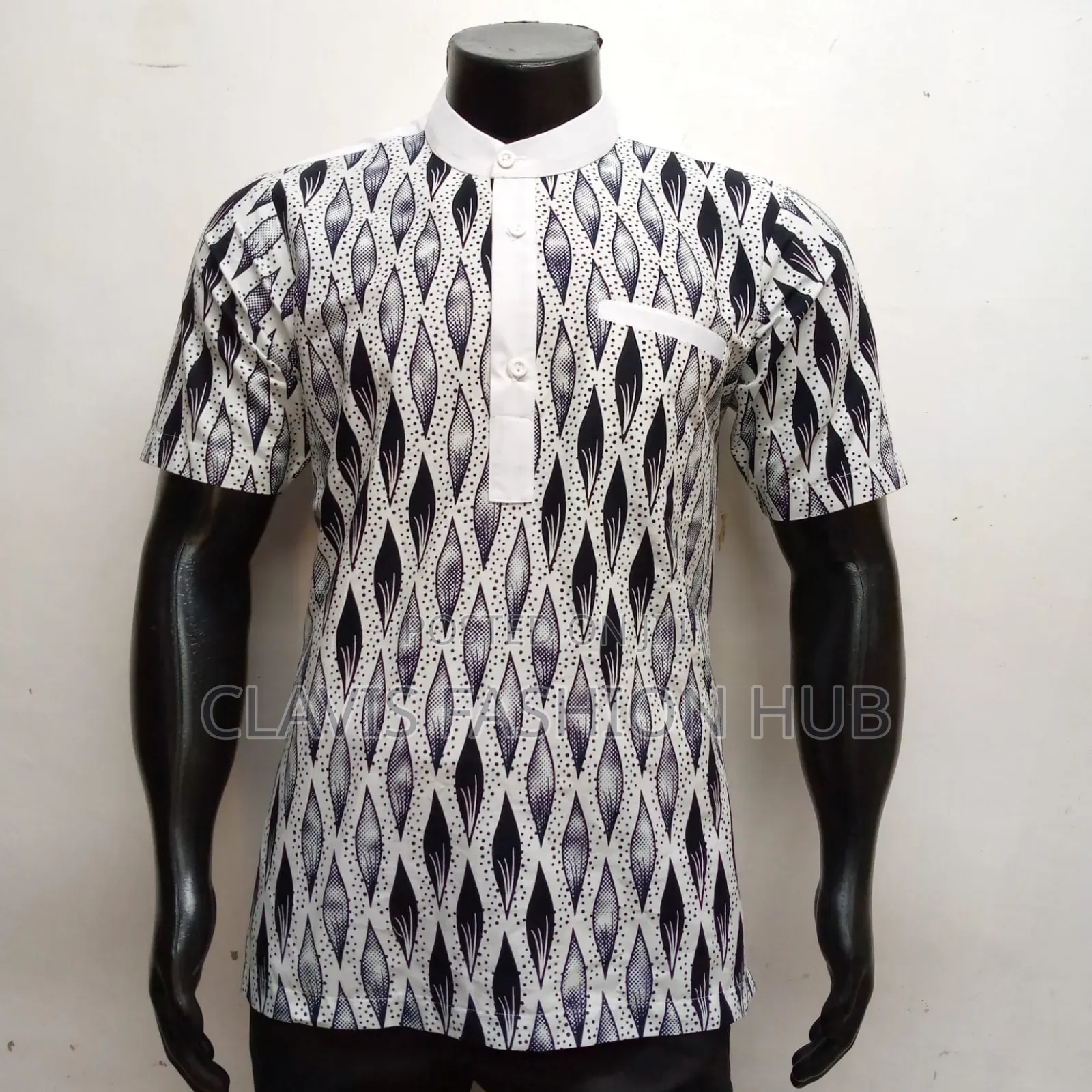 Ready Made Men White Ankara Shirts