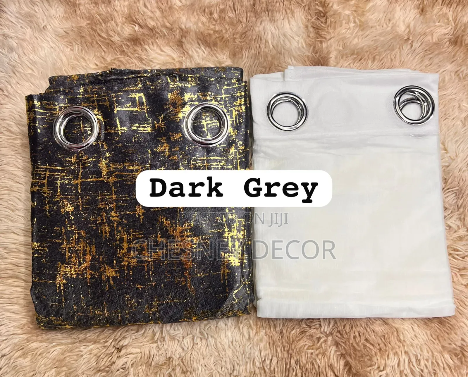 Dark Grey Curtains