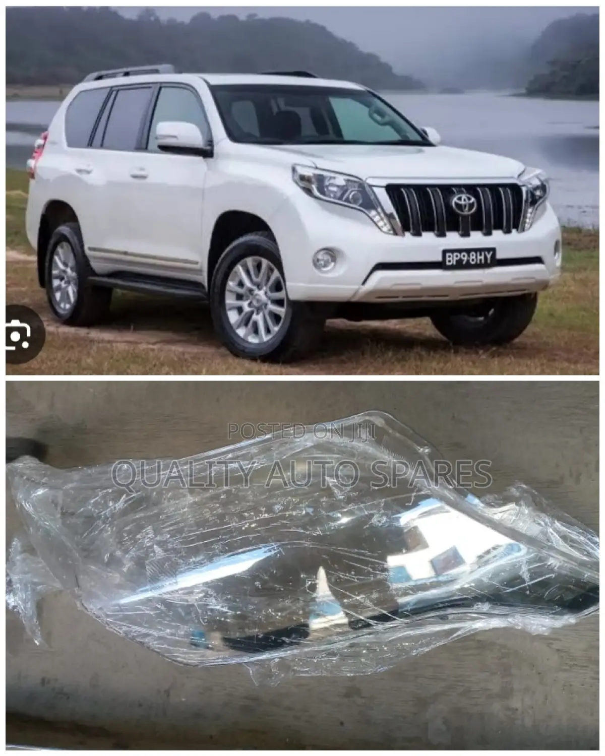 Toyota Prado 150 Headlight Lens