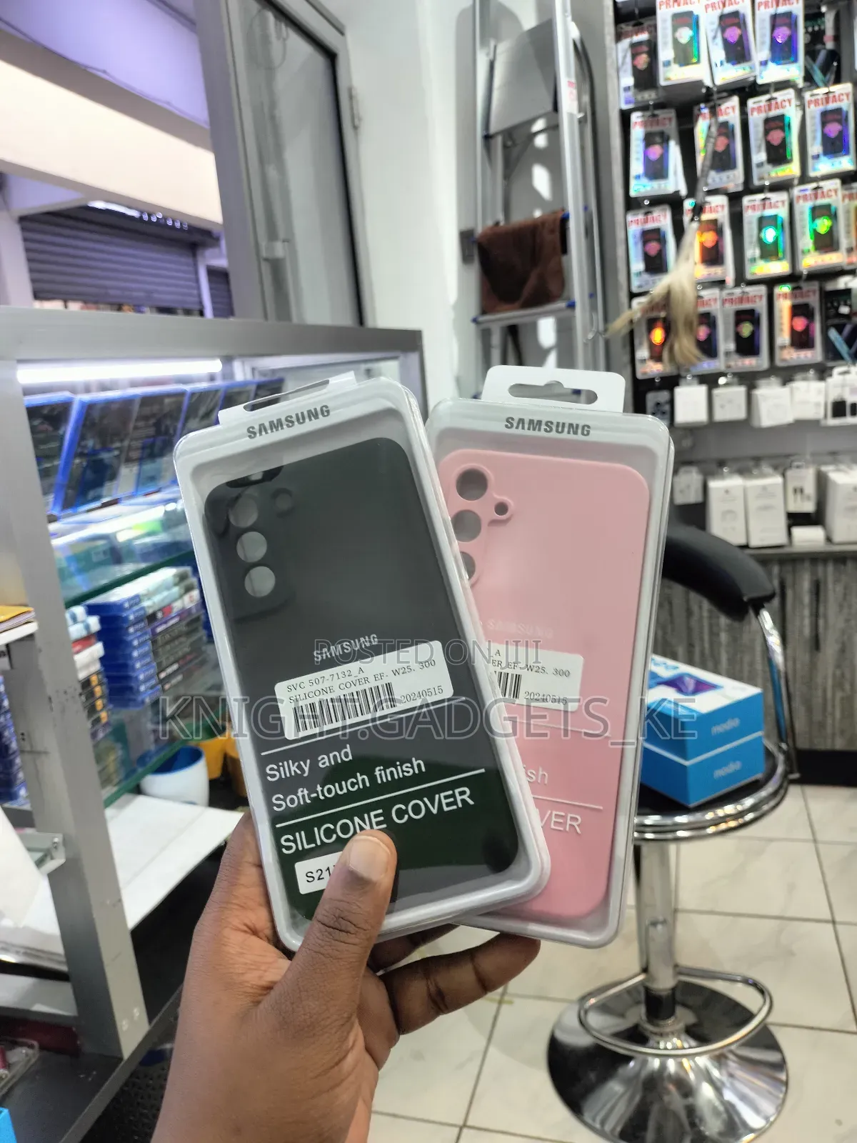 Samsung S21 Fe Black Case.