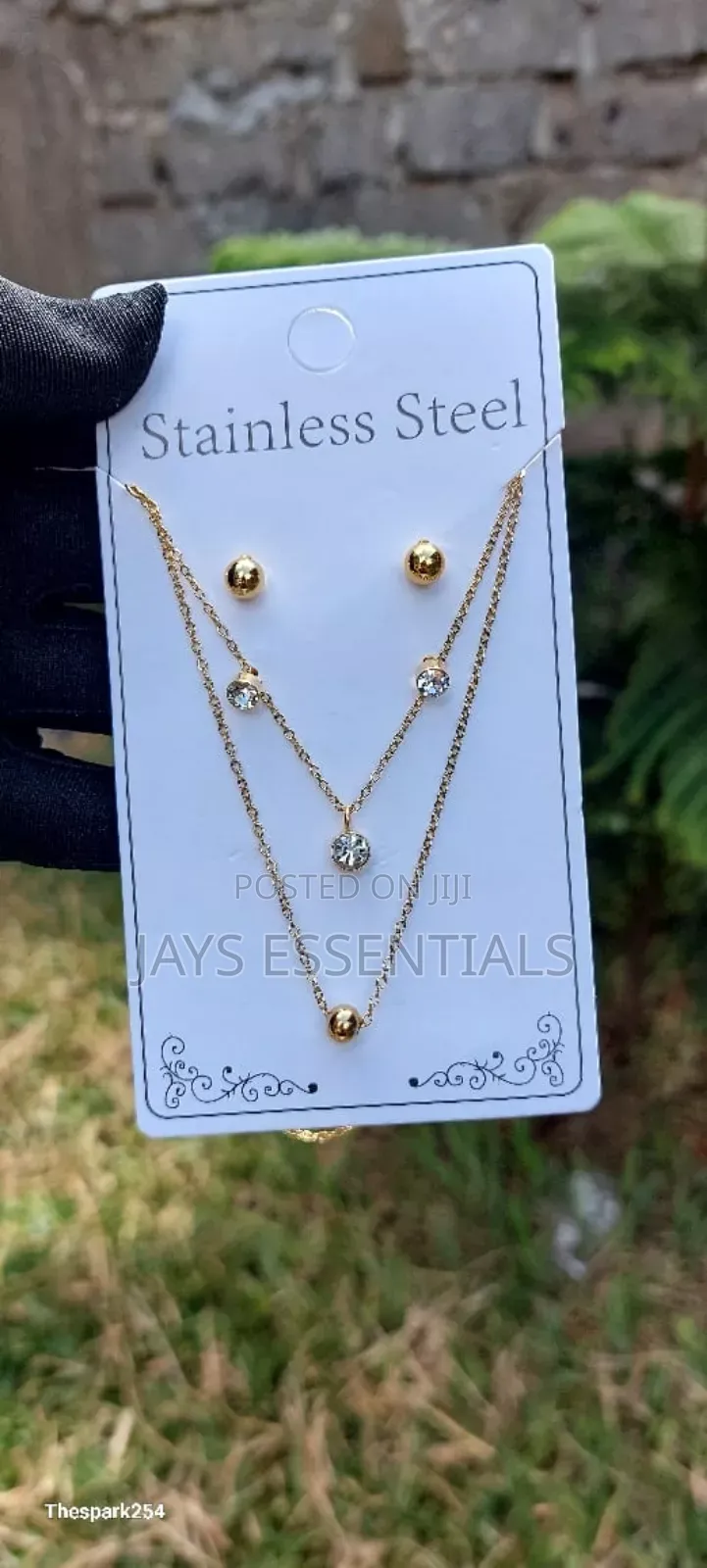 Set of Necklace and Earrings