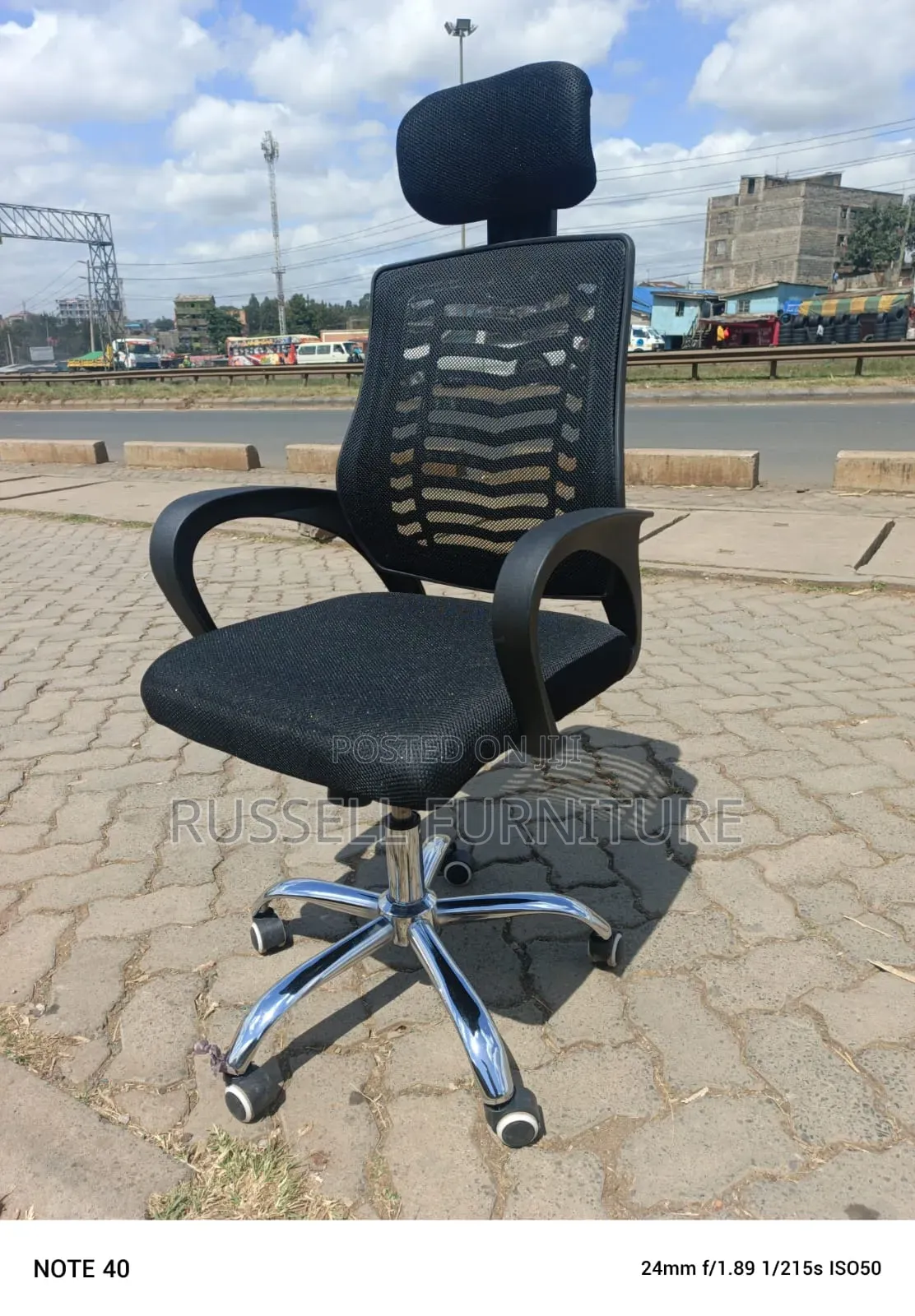 Adjustable Headrest Office Chair