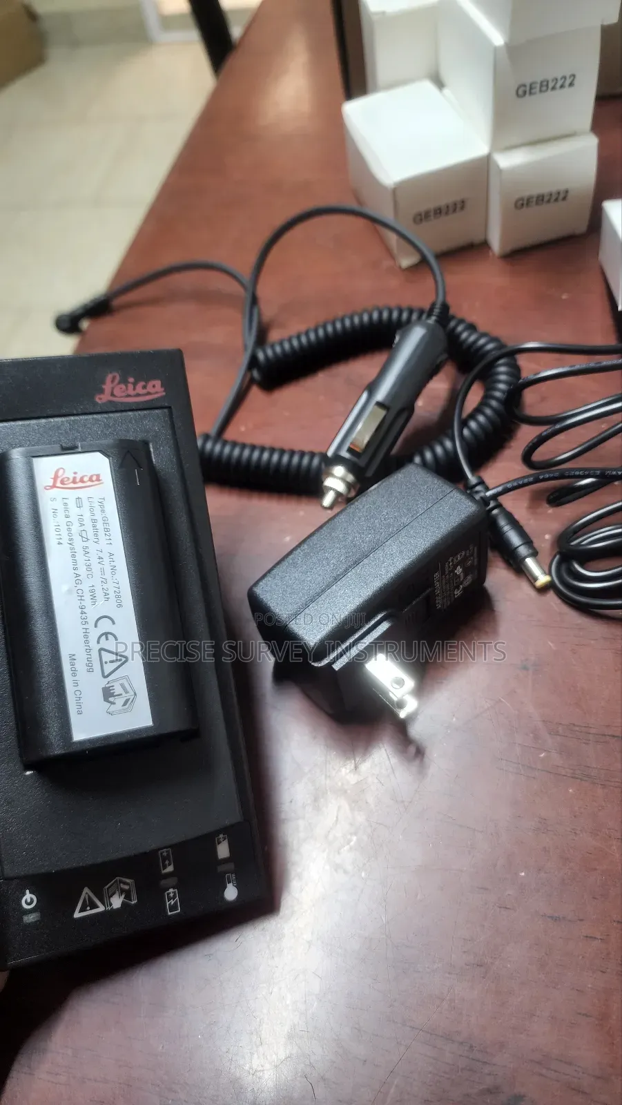 Leica Total Station Battery Charger Gkl211