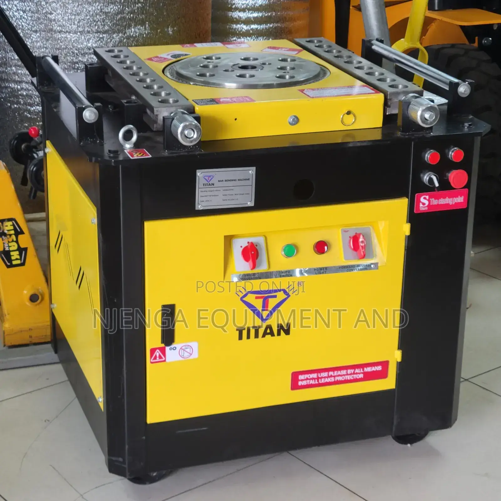 Bar Bending Machine Titan