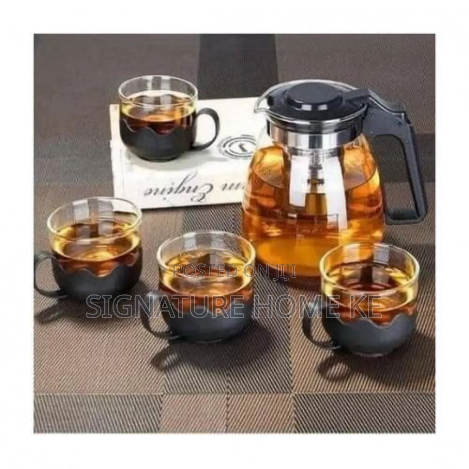 5 in 1 Tea Pot + 4 Cups