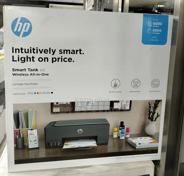 Hp 581 Smart Tank All-in-One Printer // Smart Tank 581