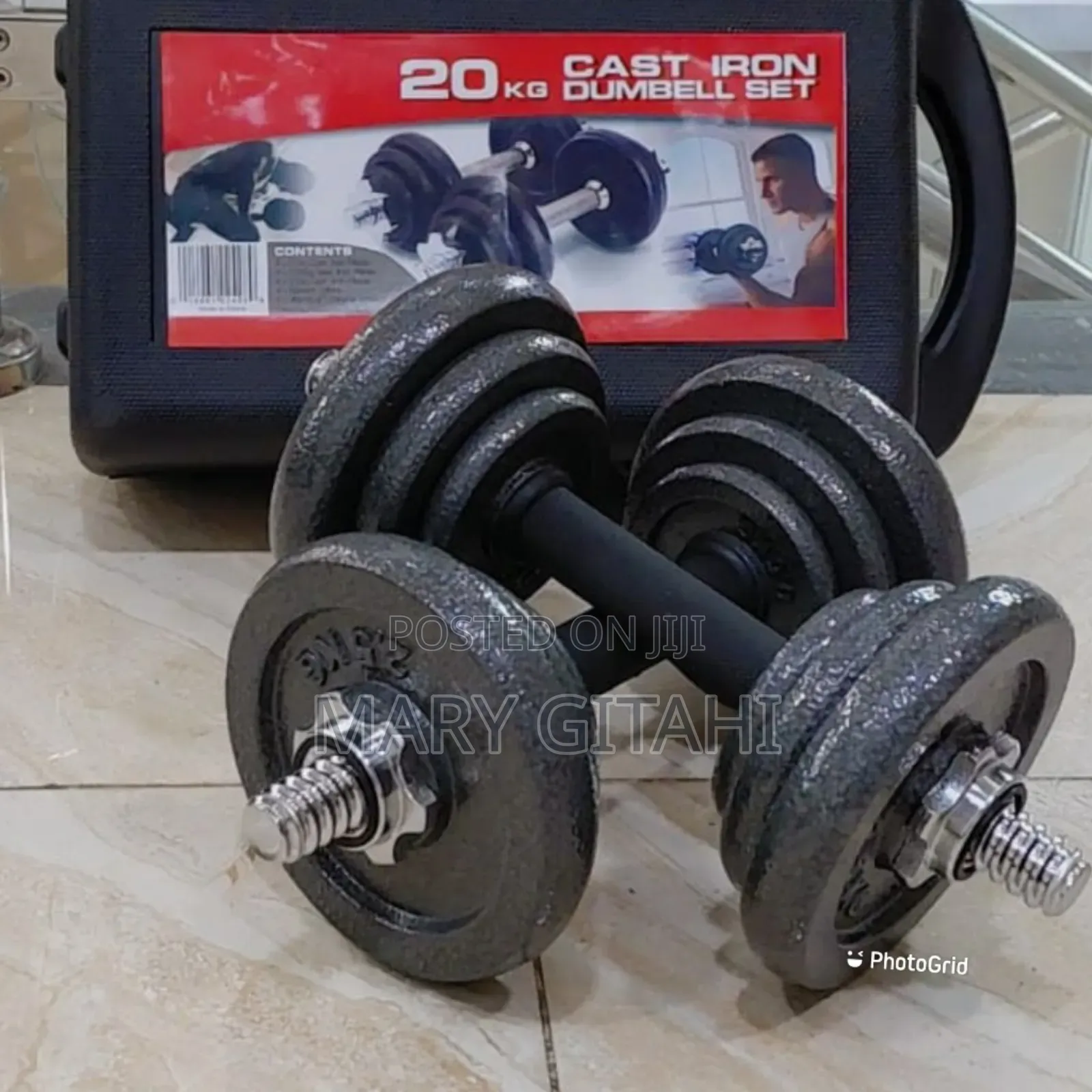 20kg Dumbell With Case Heavy Duty