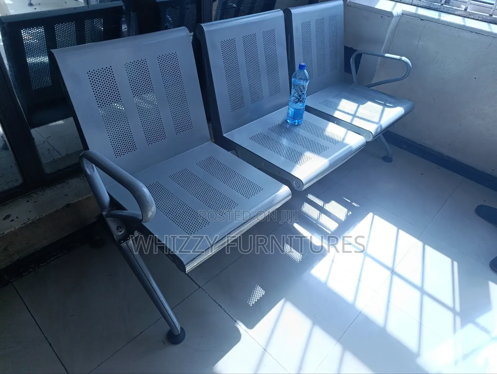 Silver Waiting Chair