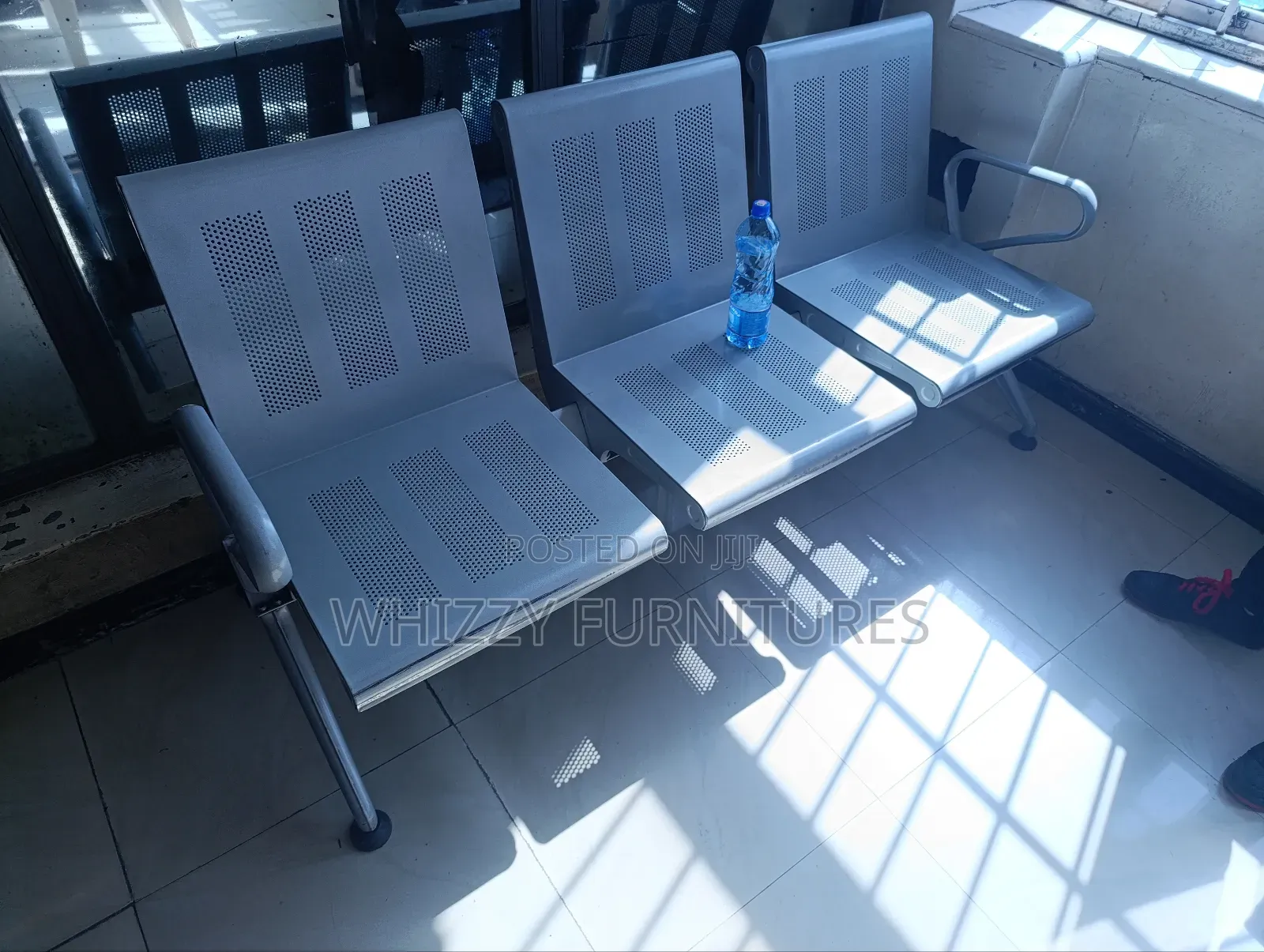Silver Waiting Chair