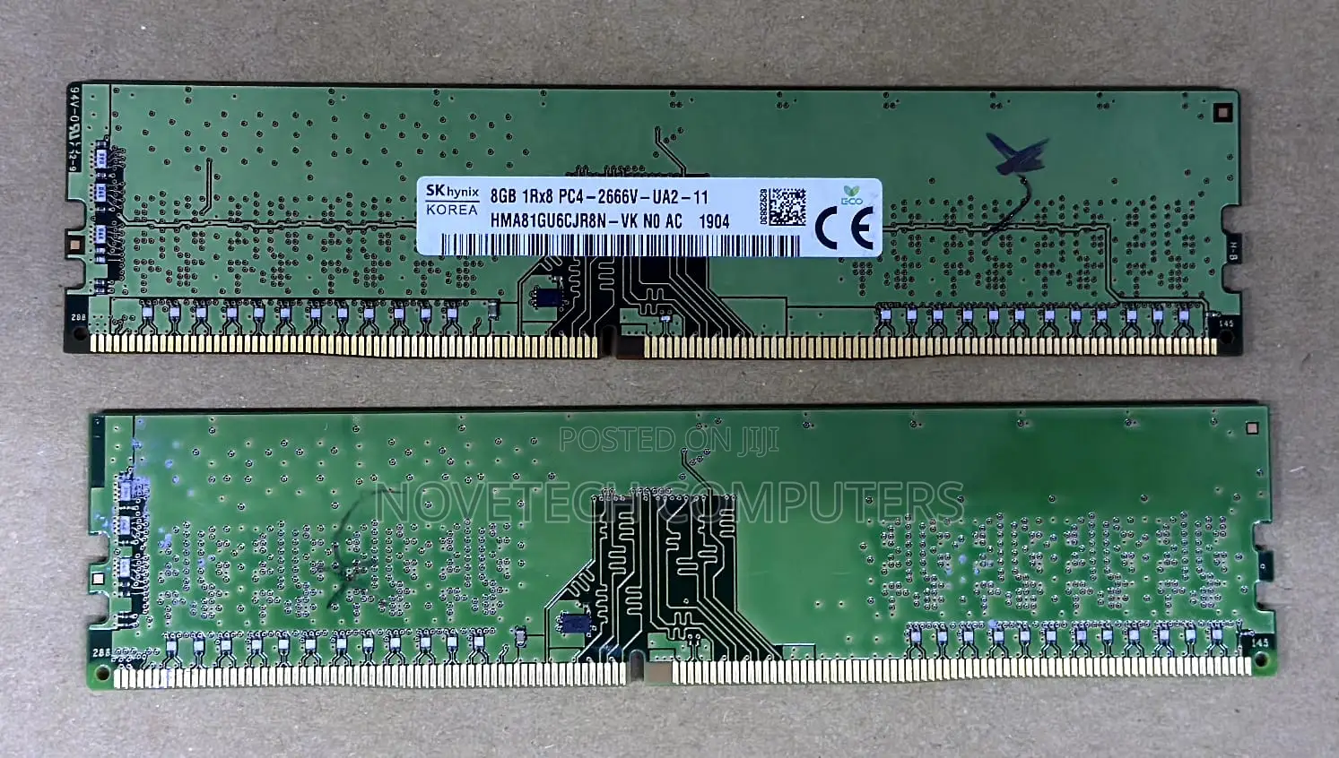 Sk Hynix Ram 8gb 1rx8 Pc4-2666v-Ua2-11 Desktop Ram