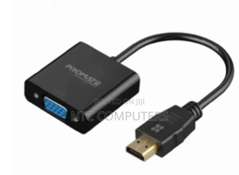 Promate Hdmi (Male) to Vga (Female) Display Adaptor • 1080p