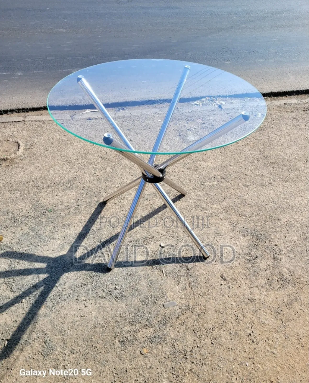 Round Glass Table