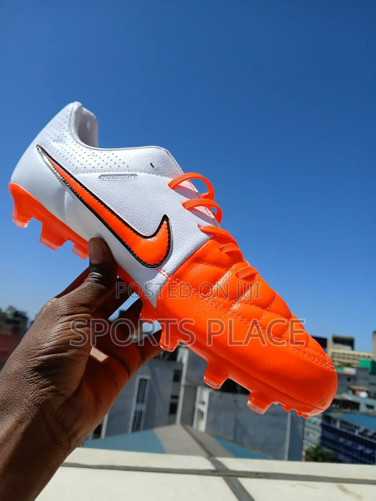 New Nike Orange Tiempo Football Boots - Soccer Shoes