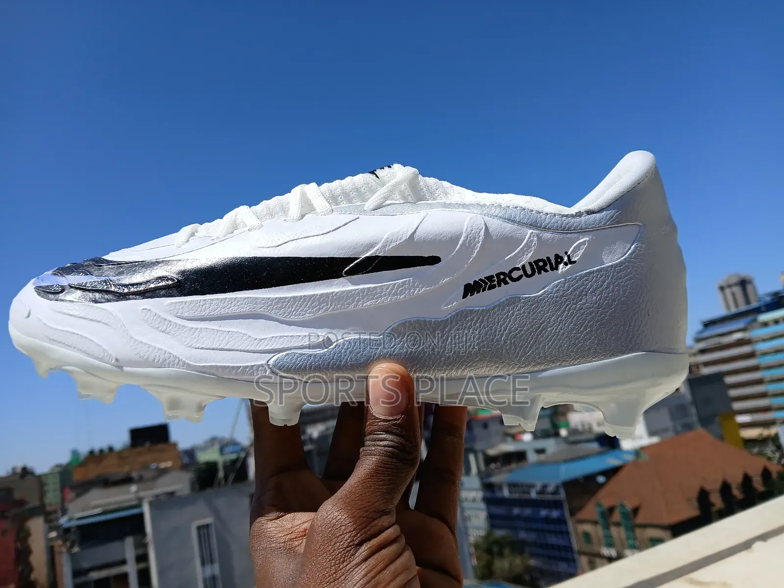 New Budget Phantom White Football Boots- Soccer Cleats