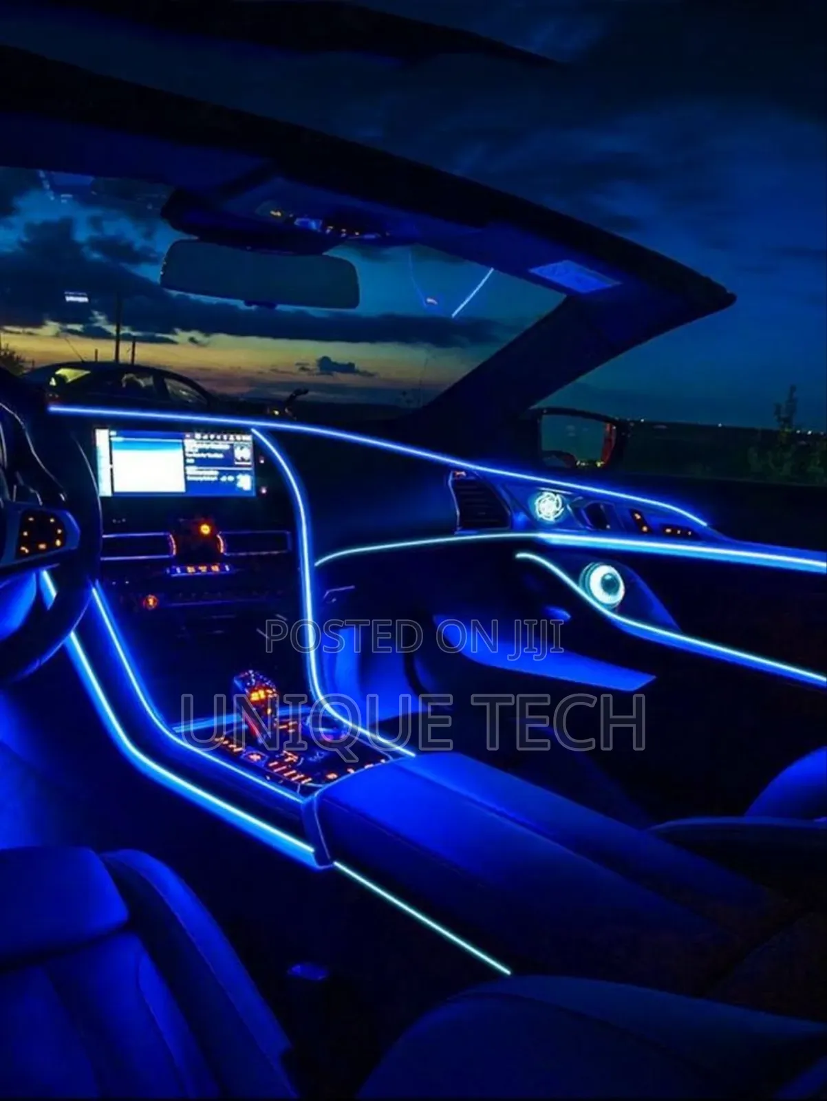 Red, White, Green, Blue 5m Car Led Dash Interior Lighting