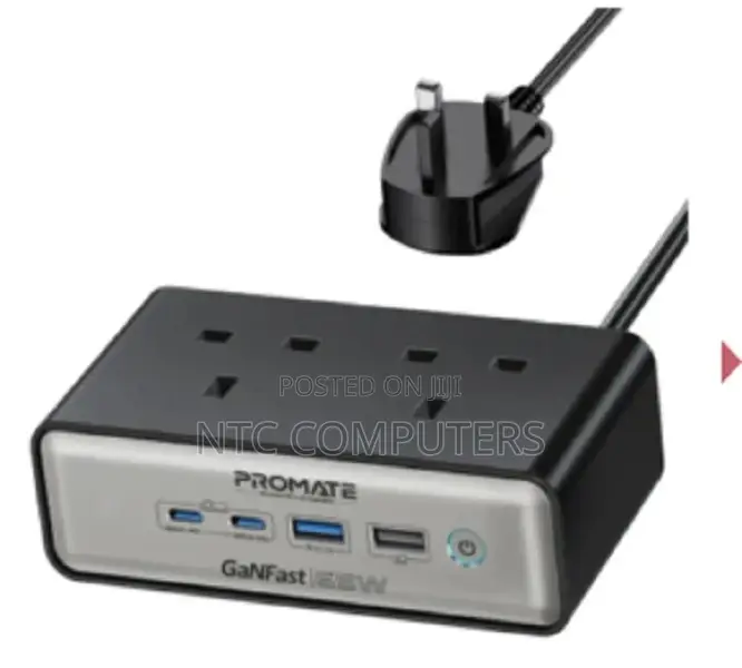 Promate 65w Power Delivery Ganfast Charging Station With 32