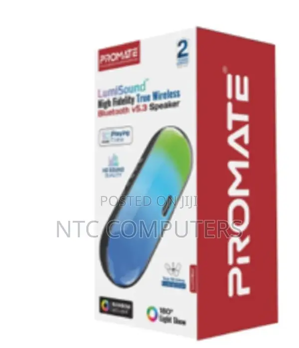 Promate 10 Watt Hd Lumisound High Fidelity True Wireless Blu