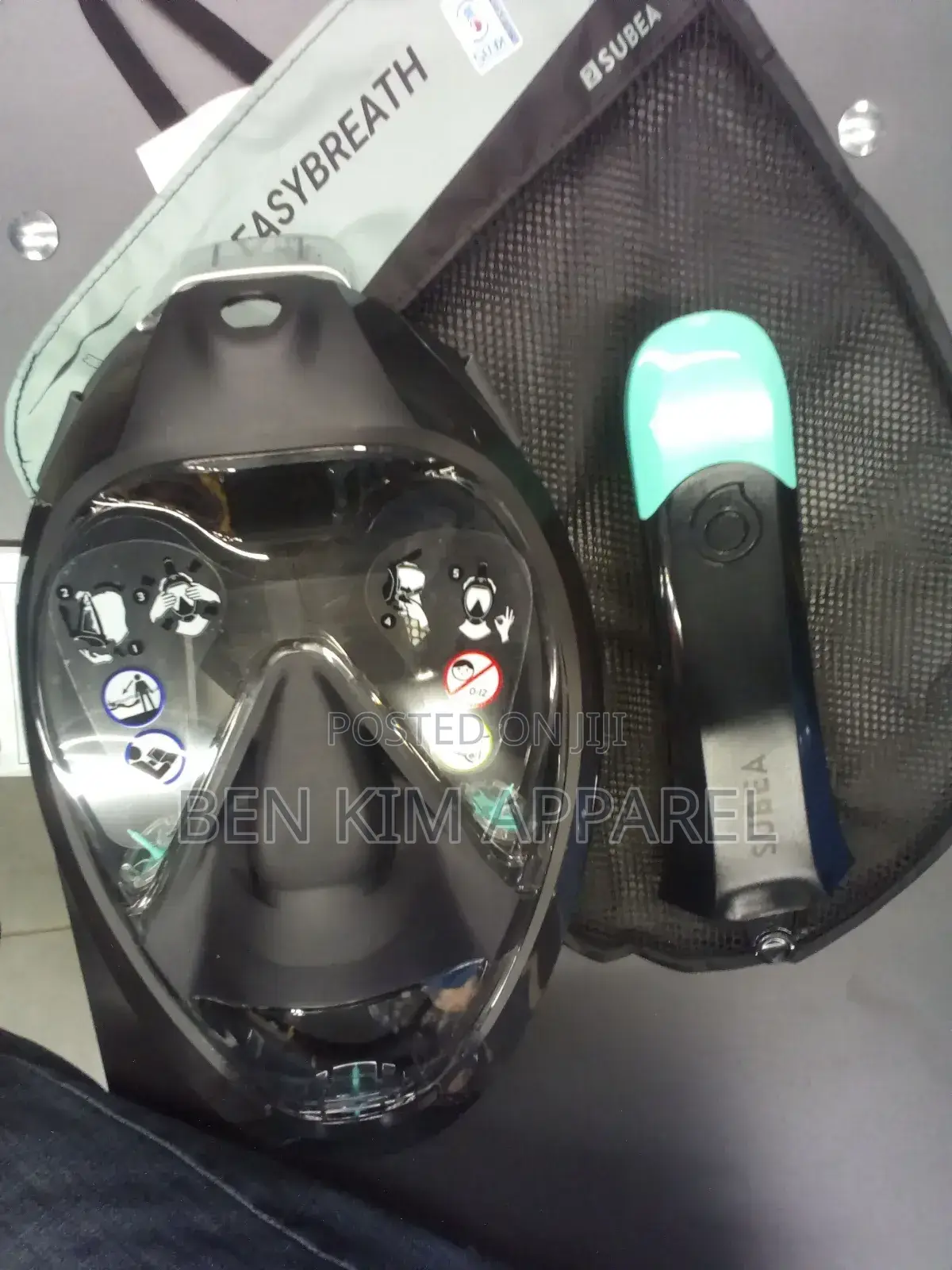 Snorkeling and Diving Mask Up to 3 Meters Full Face Cover.