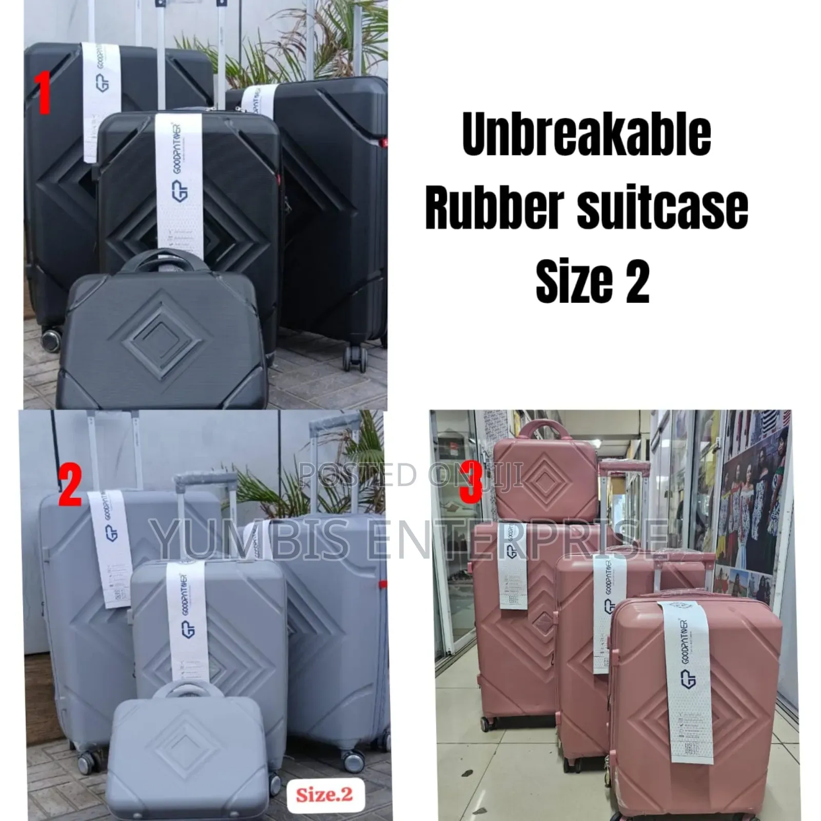 Multirubber Suitcase 4 In1 Sets Luggage  Suitcases at 9500
