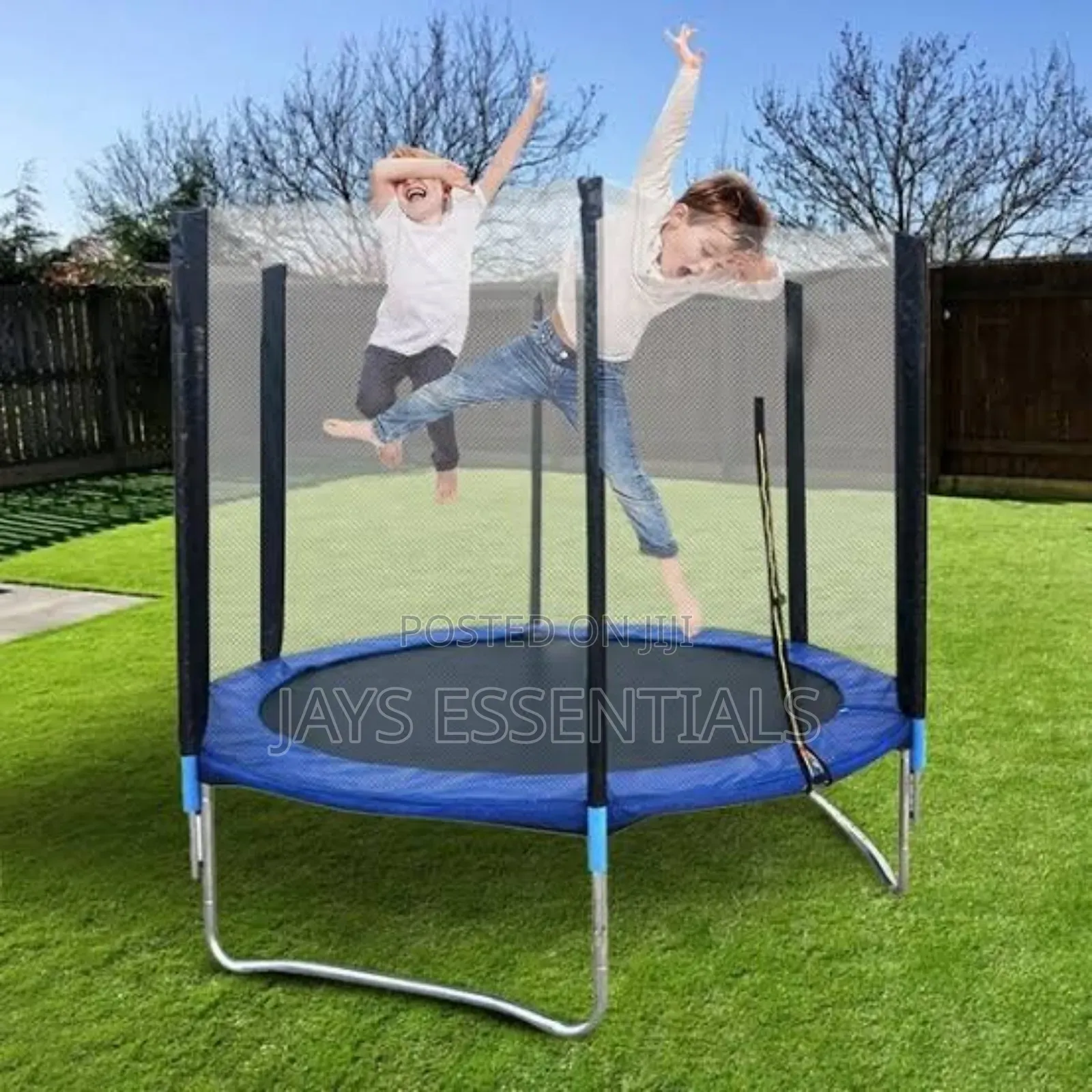 6ft(180cm) Small Trampoline With Safety Enclosure Net Door