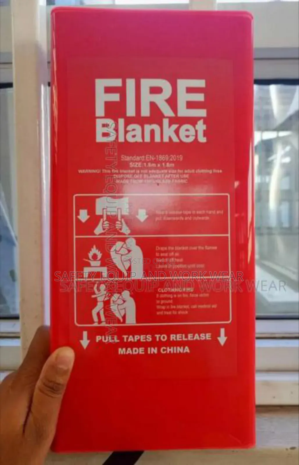 Fire Blankets For Gas Cylinders.