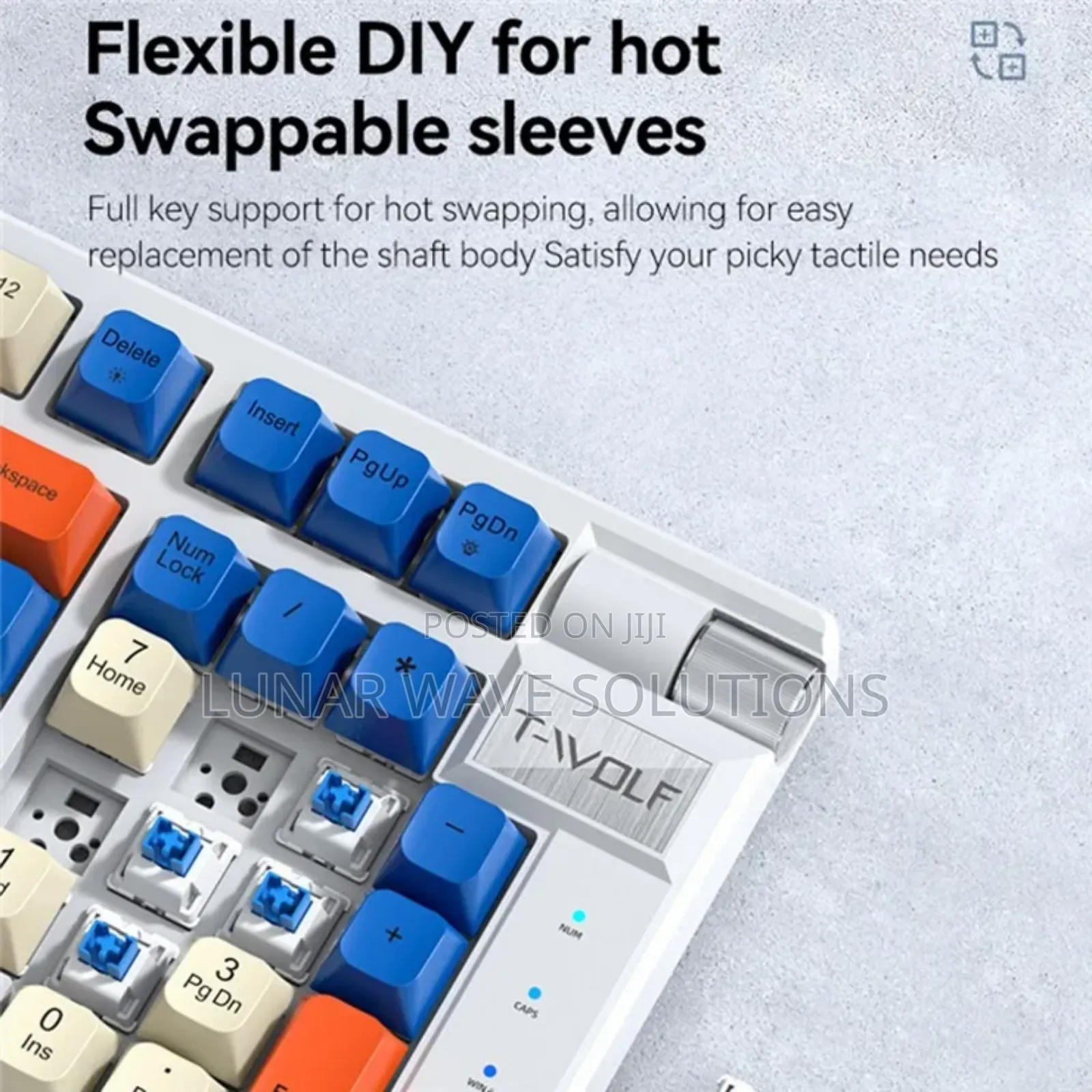 T-Wolf T70 Wireless Bluetooth and 2.4g Keyboard