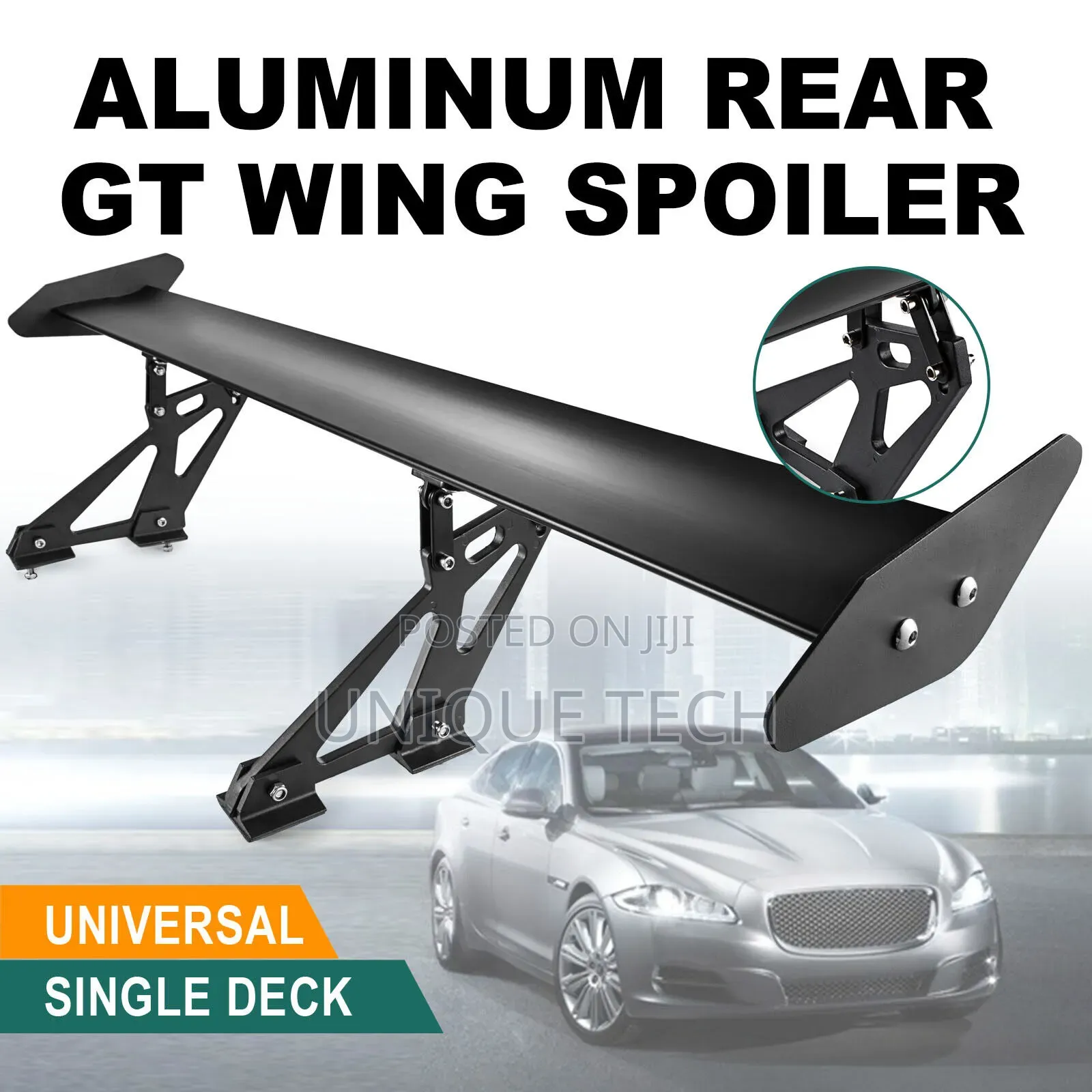 Racing Gt Style Spoiler – Single Blade Aluminum Spoiler