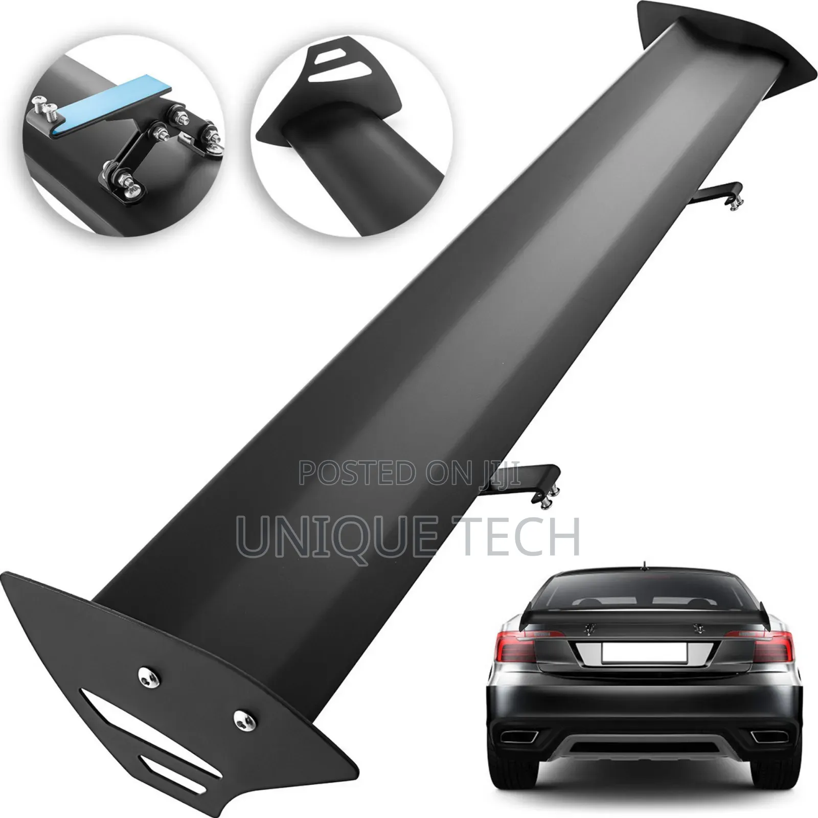 Sporty Gt Spoiler – Single Blade Rear Aluminum Wing Spoiler