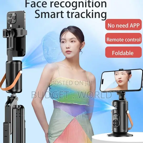 Face Tracking Tripod,360° Rotation Mobile Holder