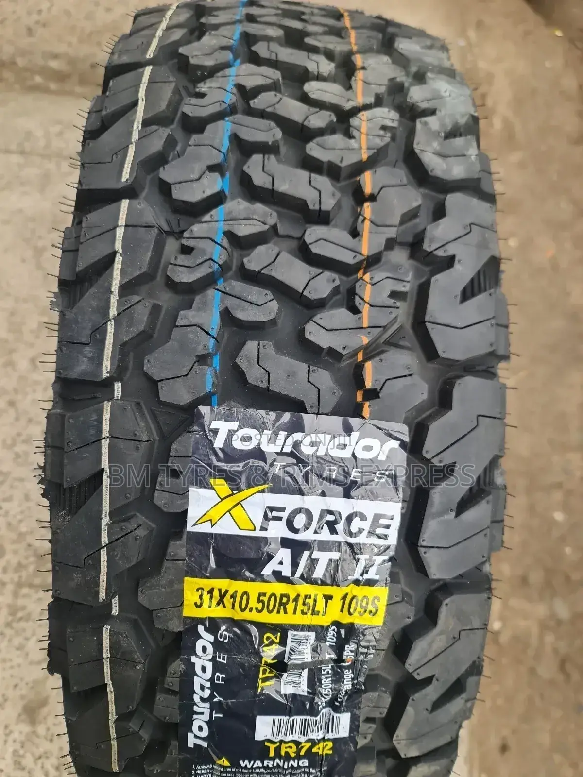 31x10.50r15 X -Force Tyres (All Terrrain)