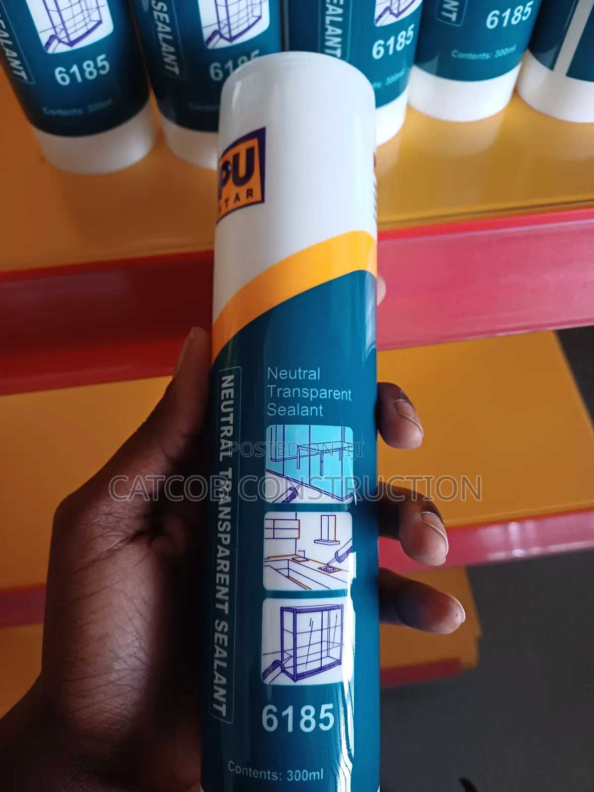 Sealant For Fixing Glass Transparent