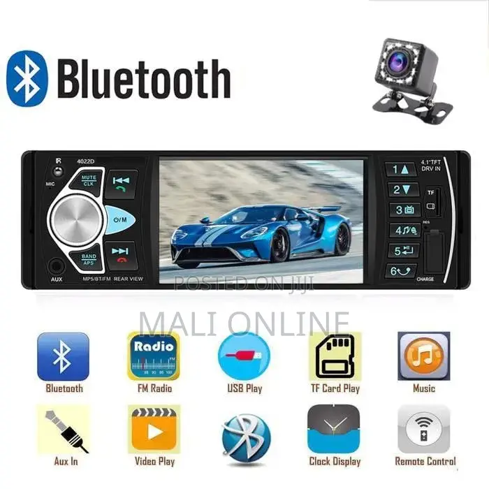 4.1" Single Din Car Mp5 Player Bluetooth Car Stereo