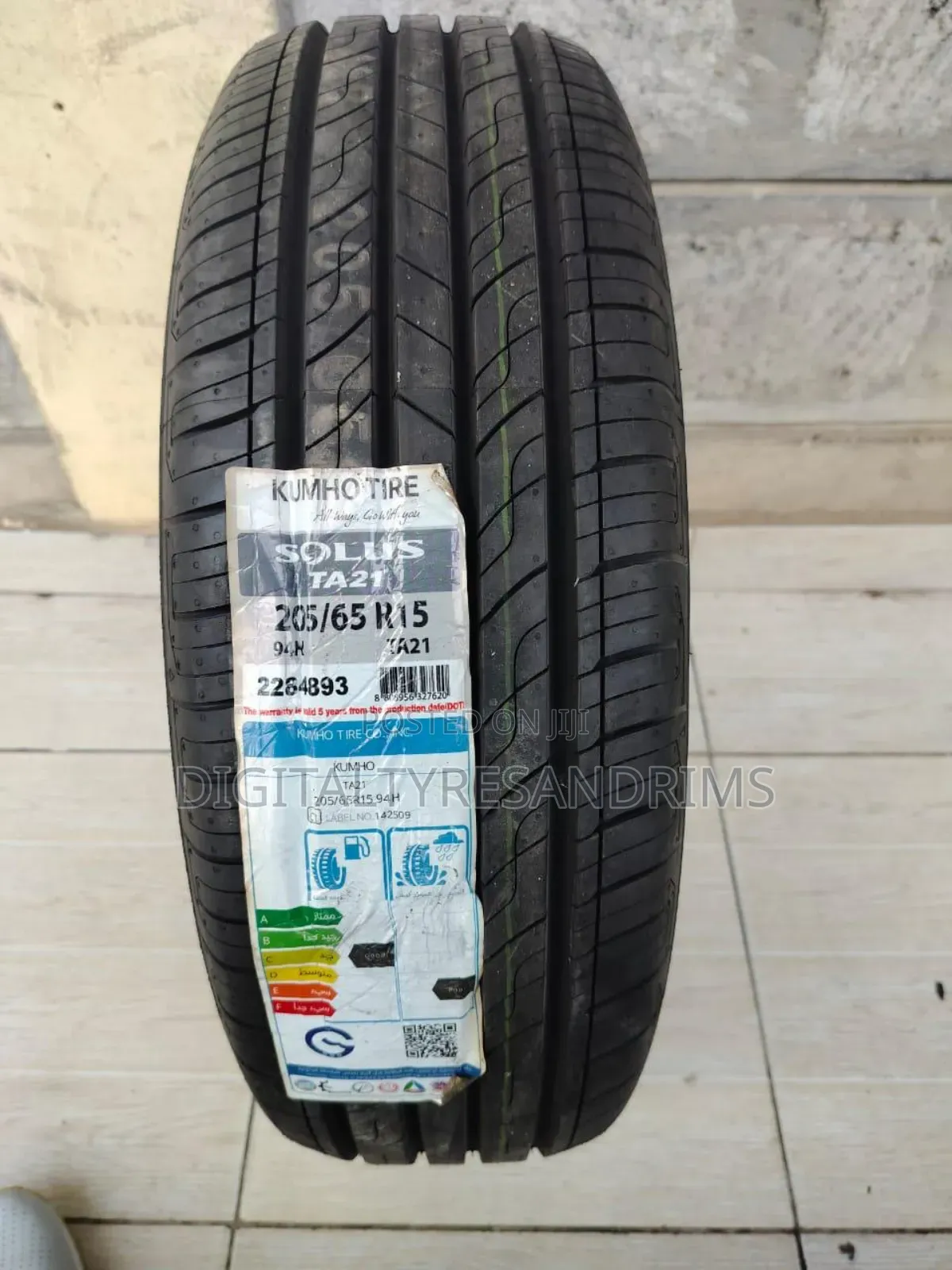 205/65r15 Kumho Brand New Tyres Made in Korea