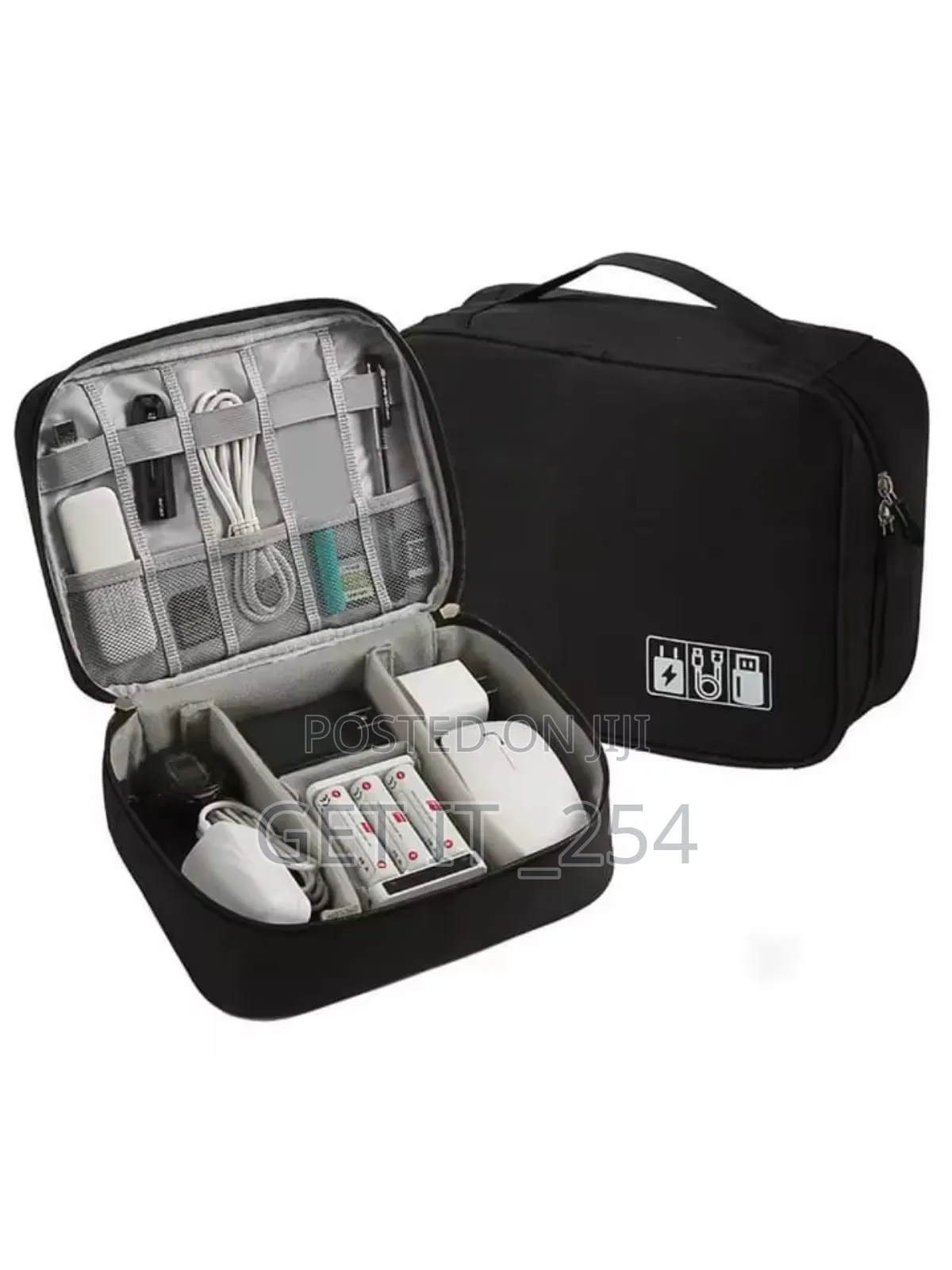 Travel Electronic Accessories Case Cable Size:24.5*10*18cm