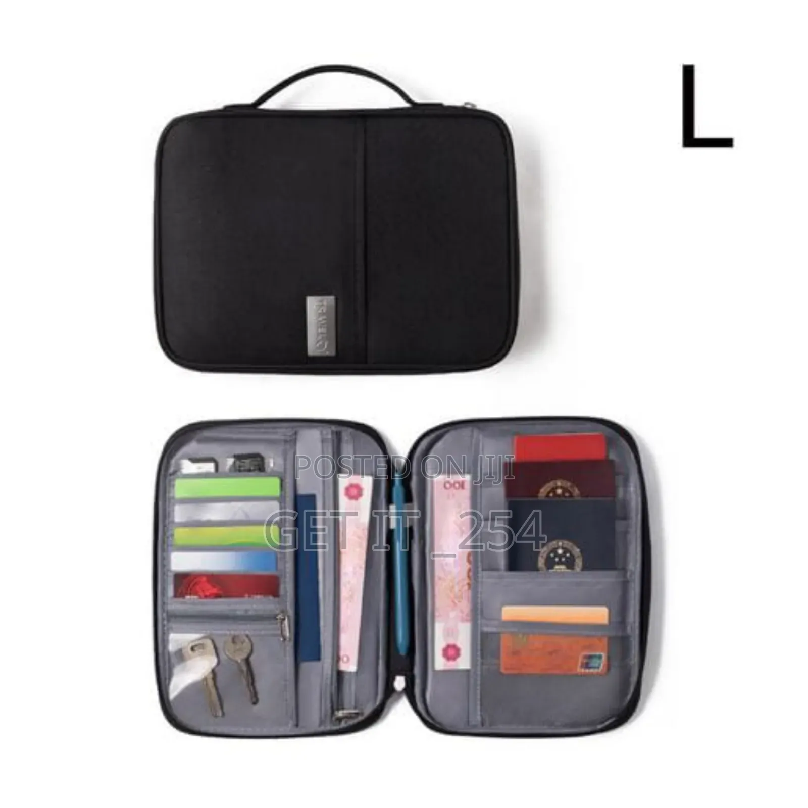 Family Size Travel Passport And Document Organizer