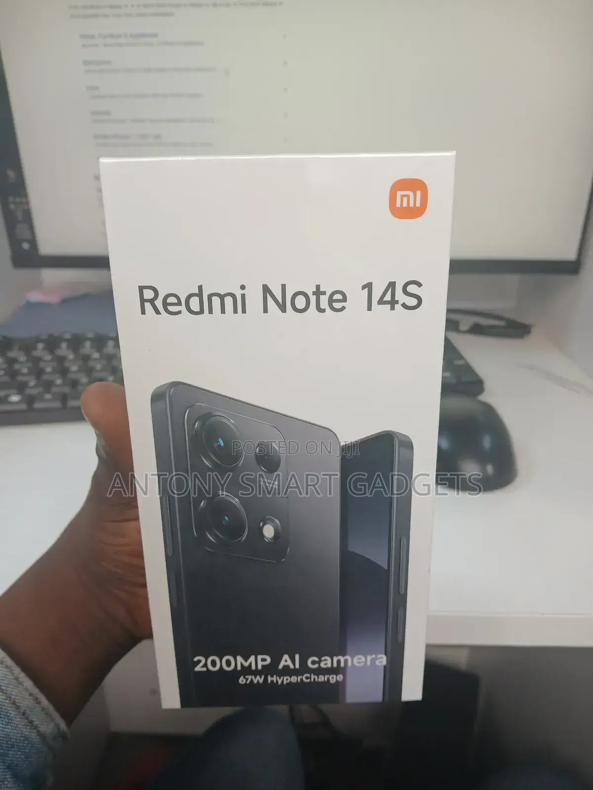New Xiaomi Redmi Note 14S 256 GB Black