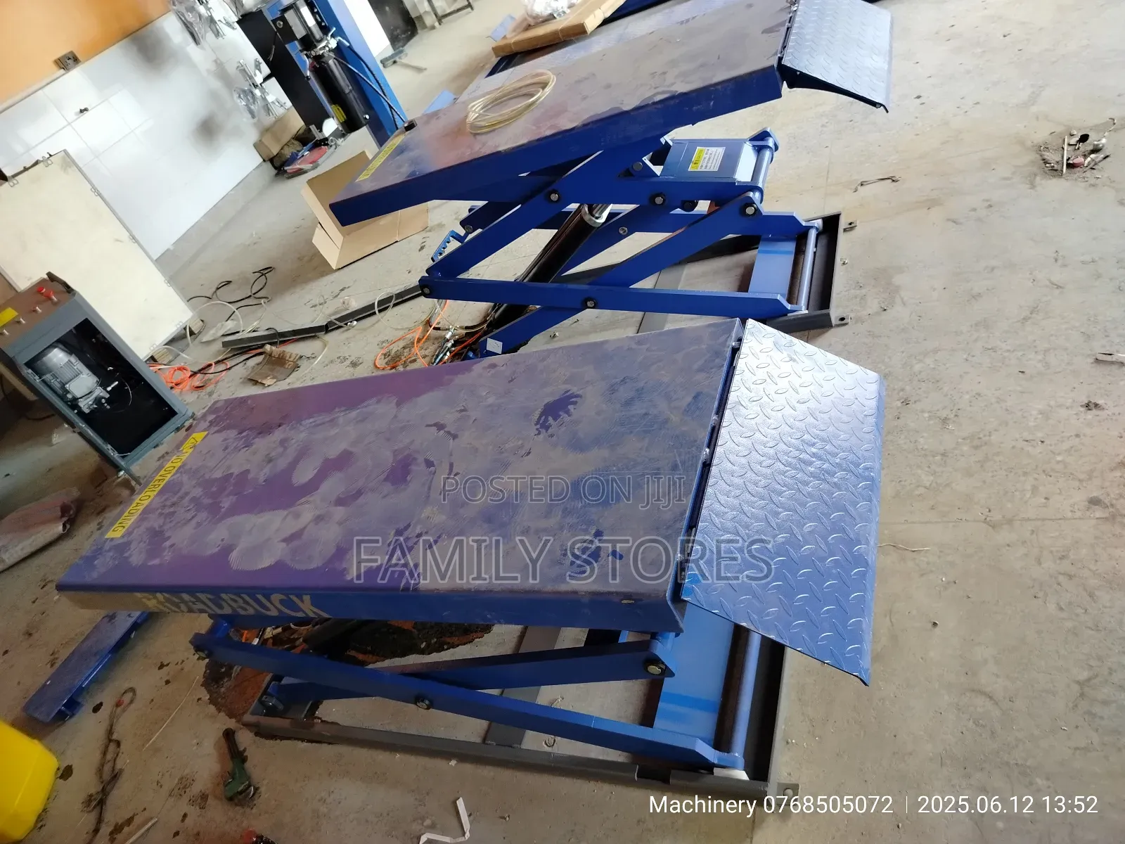 Scissor Carlift 1.8metre Rise Electric Powered