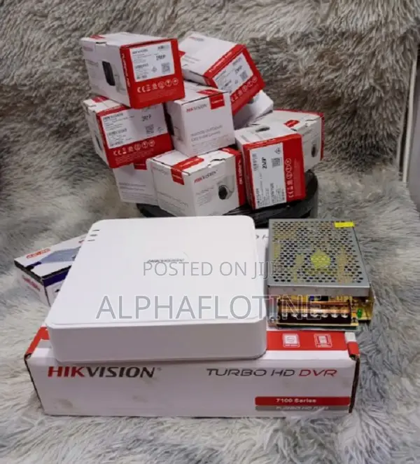 8- Cameras Channel CCTV Kit