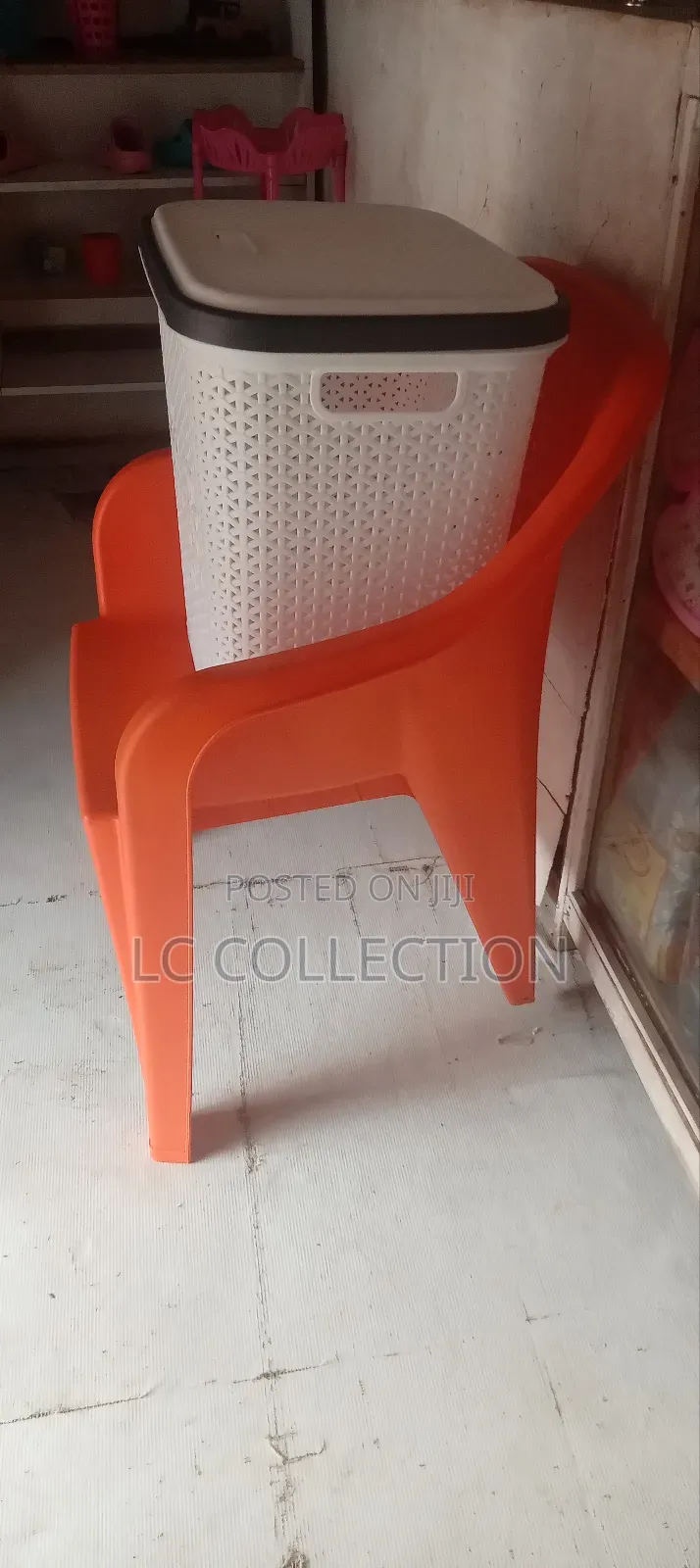 Skyplast Plastic Chair and and Laundry Bucket