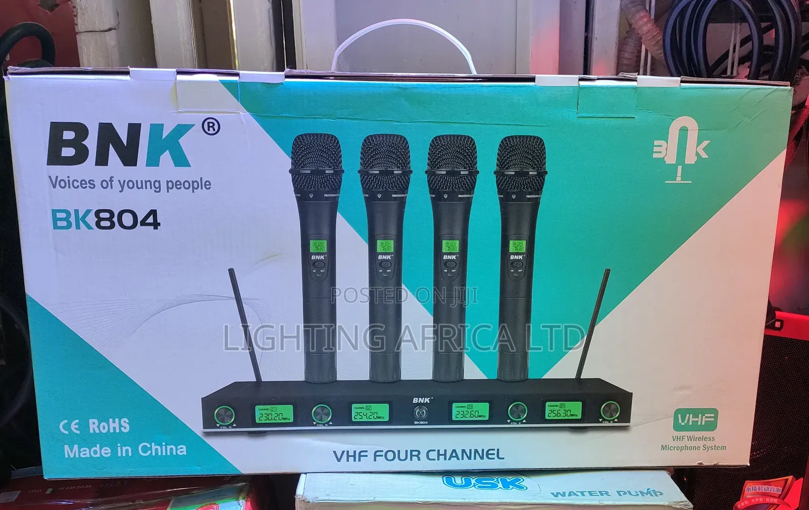 BNK 4 Wireless Microphone VHF Bk804