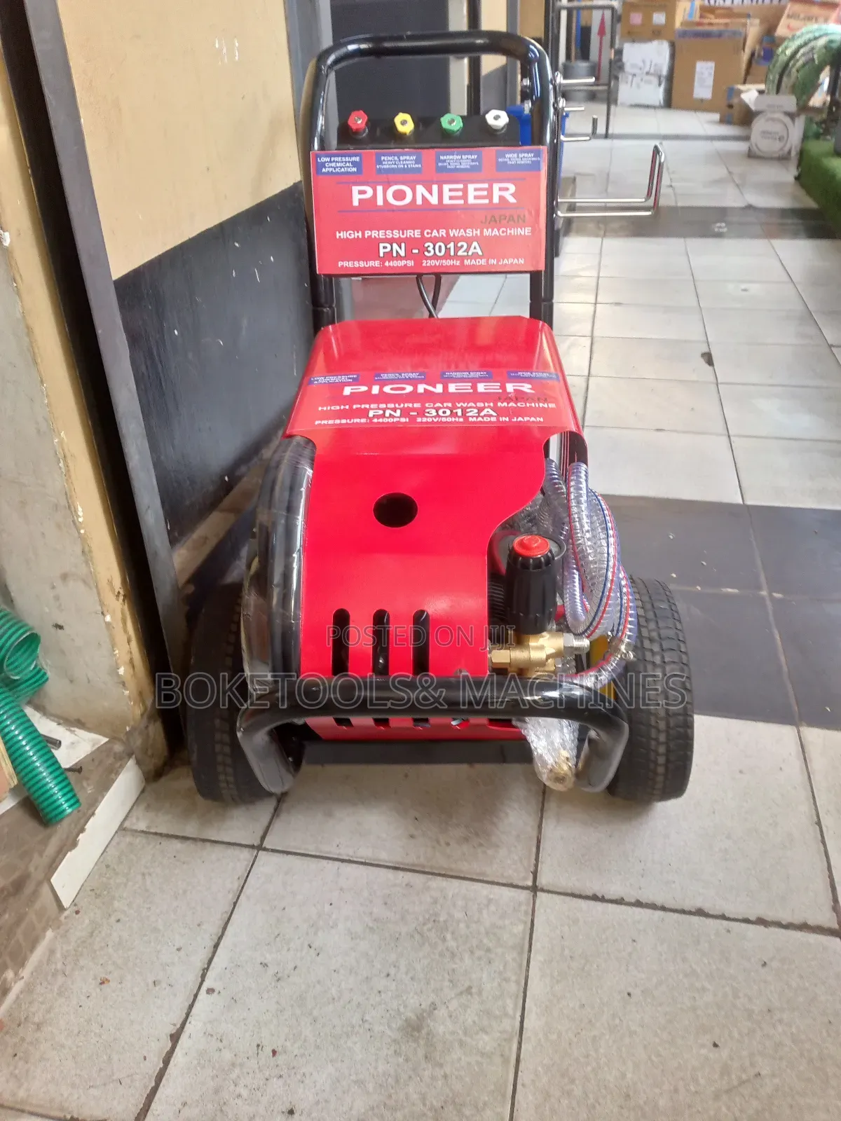 Pioneer High Pressure Carwash Machine