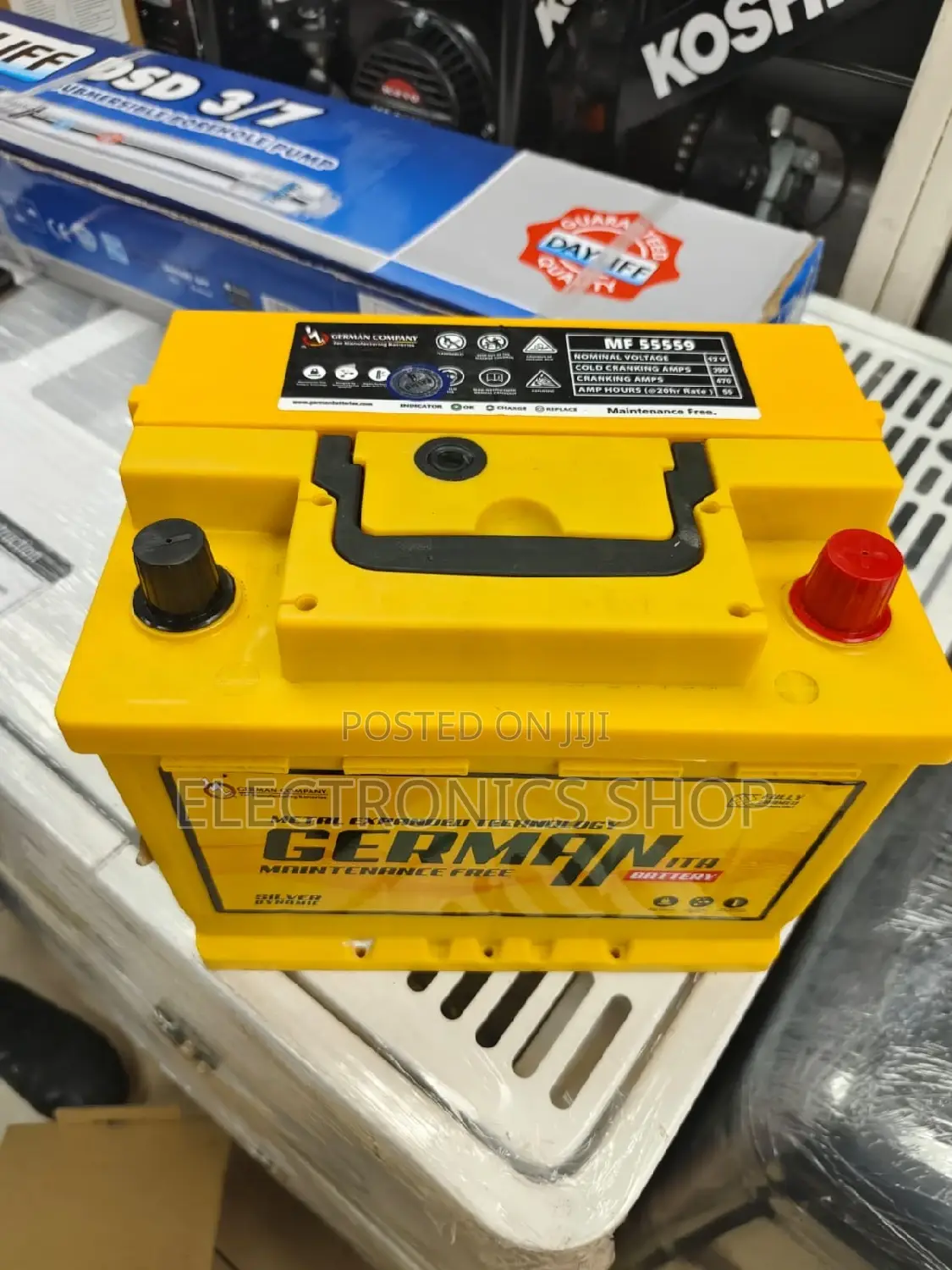 German Din55.12v/55ah Automotive Car Battery