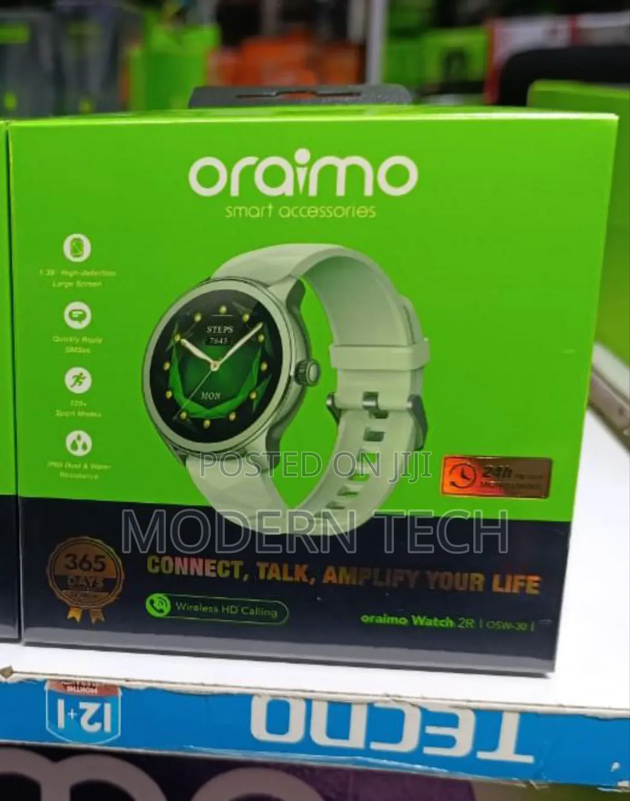 Oraimo Watch 2r 1.39" TFT Ip68 Smart Watch