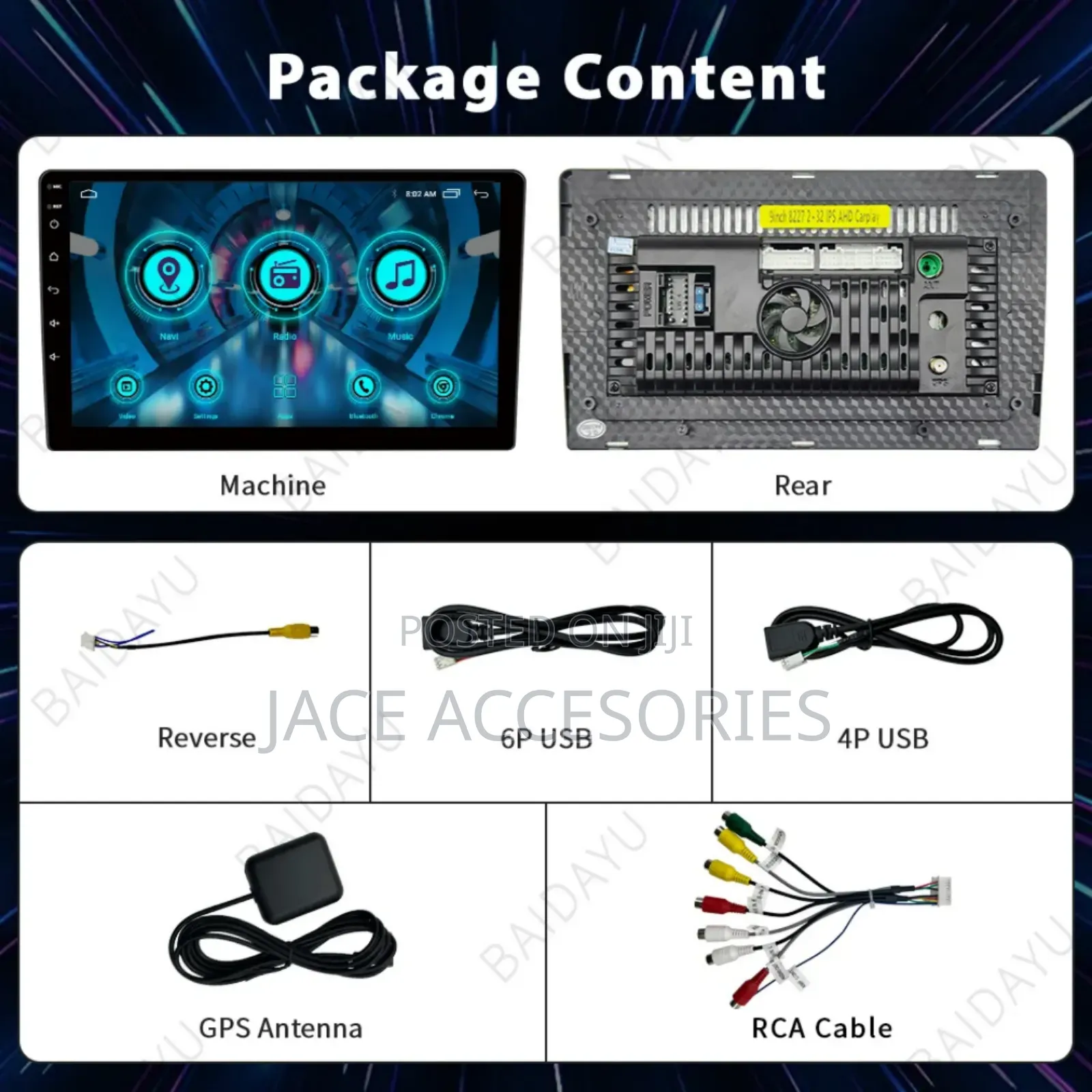 Premium Qled Screen Android Radio 7'/8'/9/10